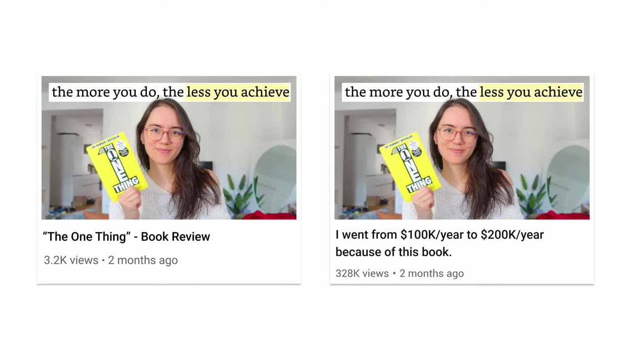 Cùng một cuốn sách: Book Review so với I went from 100K to 200K a year because of this book