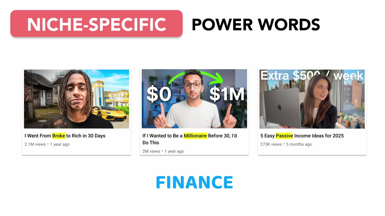 Từ mạnh riêng của ngách tài chính: broke, millionaire, passive